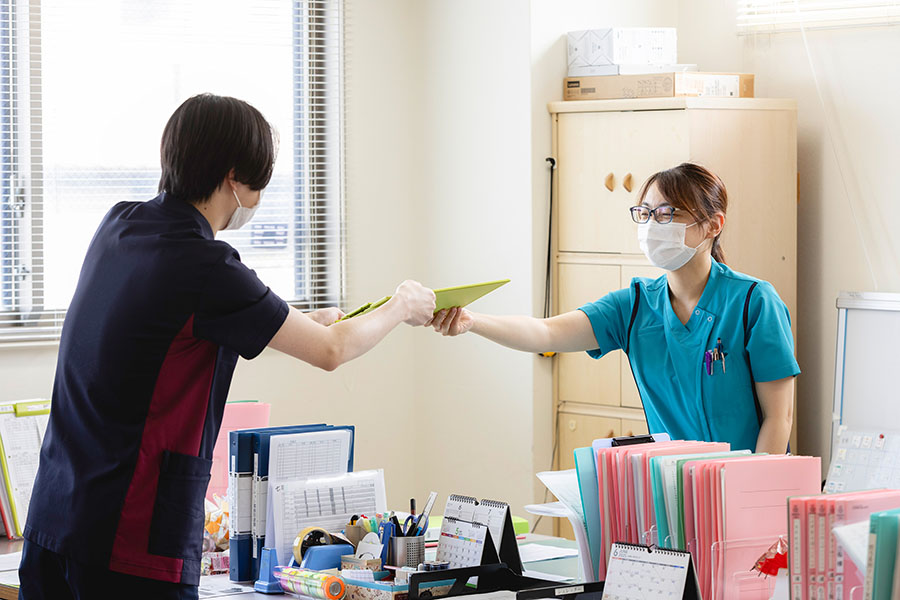 リハビリ室での様子